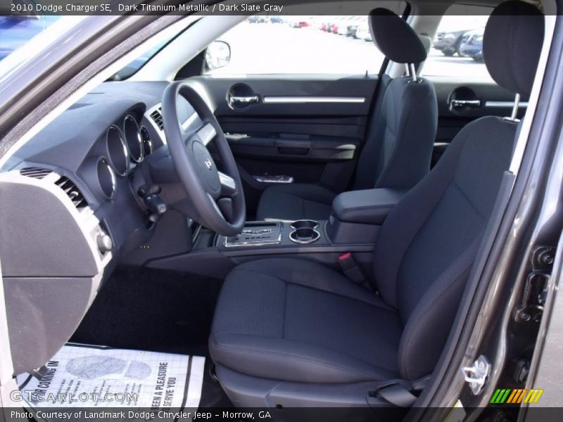 Dark Titanium Metallic / Dark Slate Gray 2010 Dodge Charger SE