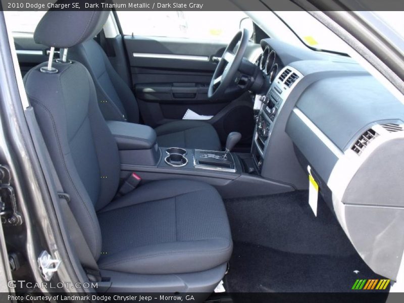 Dark Titanium Metallic / Dark Slate Gray 2010 Dodge Charger SE
