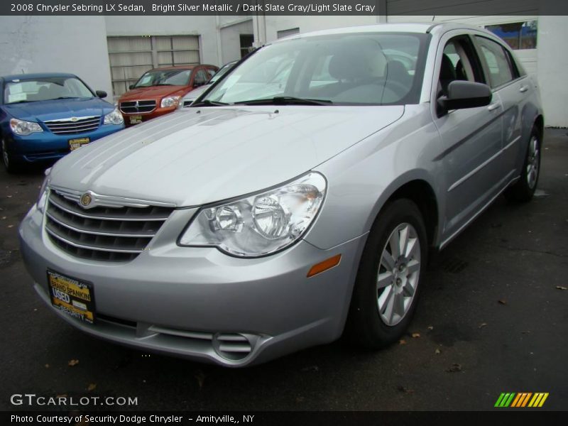 Bright Silver Metallic / Dark Slate Gray/Light Slate Gray 2008 Chrysler Sebring LX Sedan