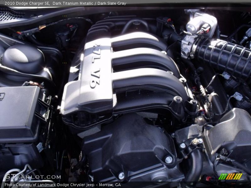 Dark Titanium Metallic / Dark Slate Gray 2010 Dodge Charger SE