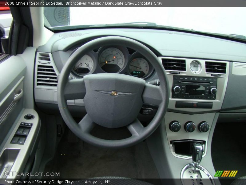 Bright Silver Metallic / Dark Slate Gray/Light Slate Gray 2008 Chrysler Sebring LX Sedan