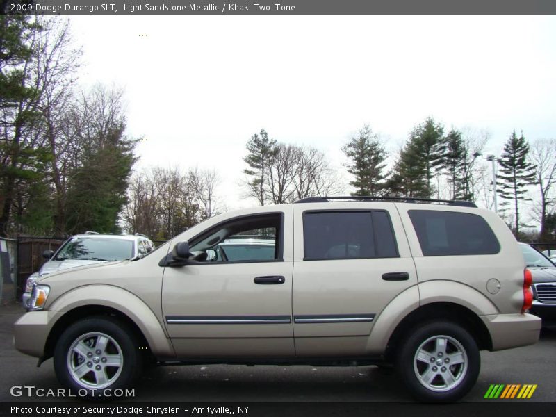 Light Sandstone Metallic / Khaki Two-Tone 2009 Dodge Durango SLT