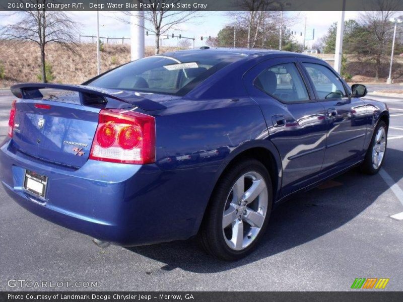 Deep Water Blue Pearl / Dark Slate Gray 2010 Dodge Charger R/T