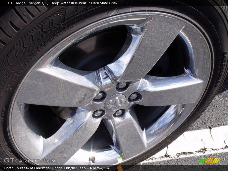 Deep Water Blue Pearl / Dark Slate Gray 2010 Dodge Charger R/T