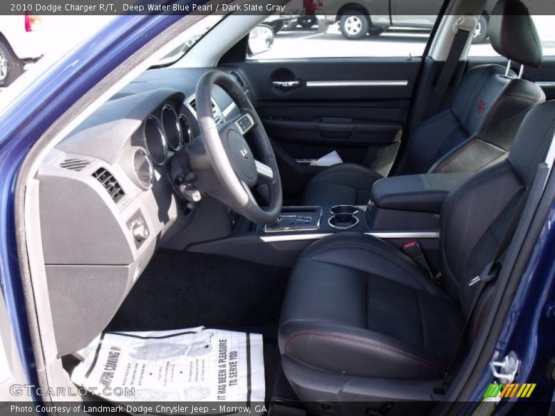 Deep Water Blue Pearl / Dark Slate Gray 2010 Dodge Charger R/T