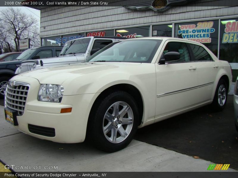 Cool Vanilla White / Dark Slate Gray 2008 Chrysler 300 LX
