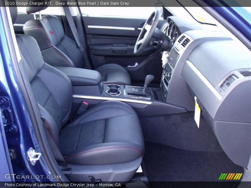 Deep Water Blue Pearl / Dark Slate Gray 2010 Dodge Charger R/T