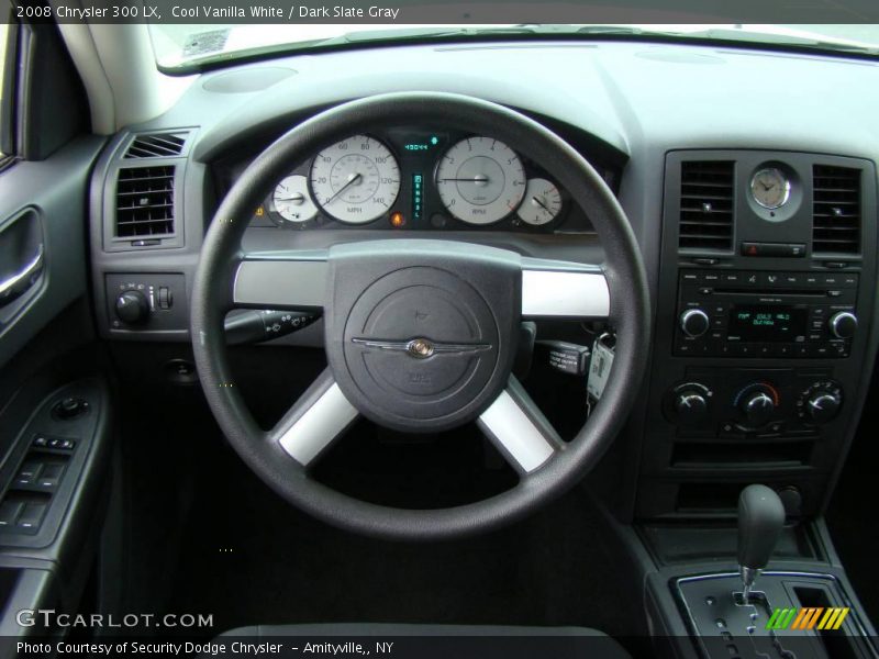 Cool Vanilla White / Dark Slate Gray 2008 Chrysler 300 LX