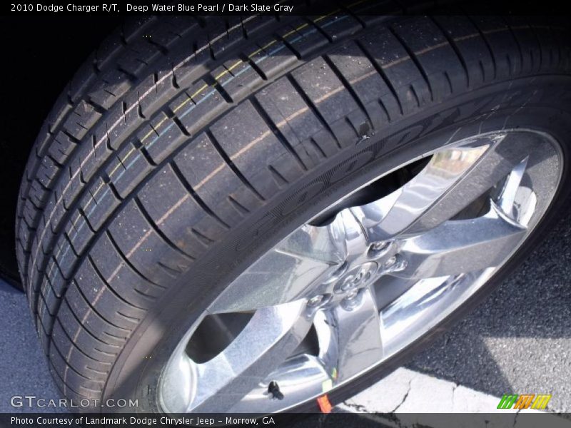 Deep Water Blue Pearl / Dark Slate Gray 2010 Dodge Charger R/T