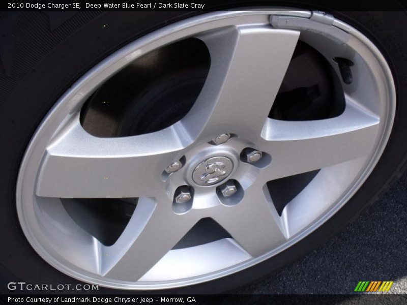 Deep Water Blue Pearl / Dark Slate Gray 2010 Dodge Charger SE