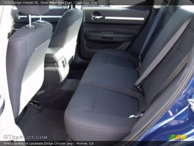 Deep Water Blue Pearl / Dark Slate Gray 2010 Dodge Charger SE