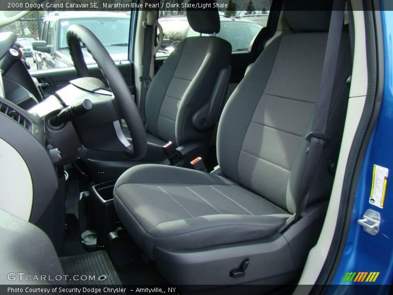 Marathon Blue Pearl / Dark Slate/Light Shale 2008 Dodge Grand Caravan SE