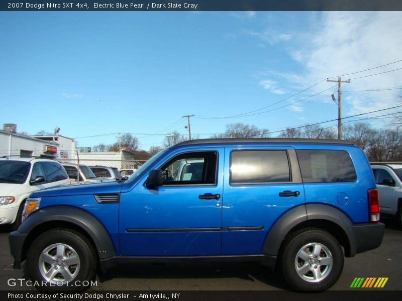 Electric Blue Pearl / Dark Slate Gray 2007 Dodge Nitro SXT 4x4