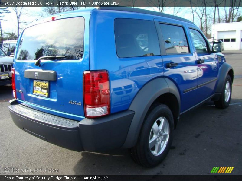 Electric Blue Pearl / Dark Slate Gray 2007 Dodge Nitro SXT 4x4