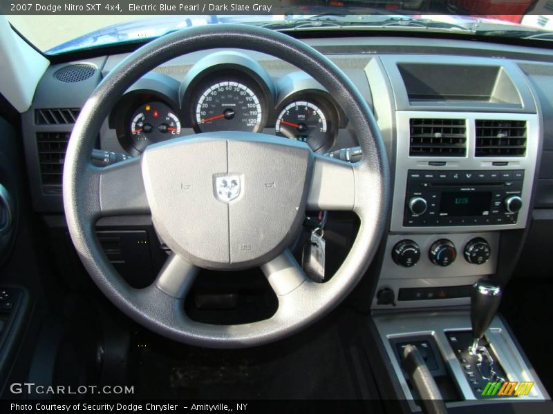 Electric Blue Pearl / Dark Slate Gray 2007 Dodge Nitro SXT 4x4