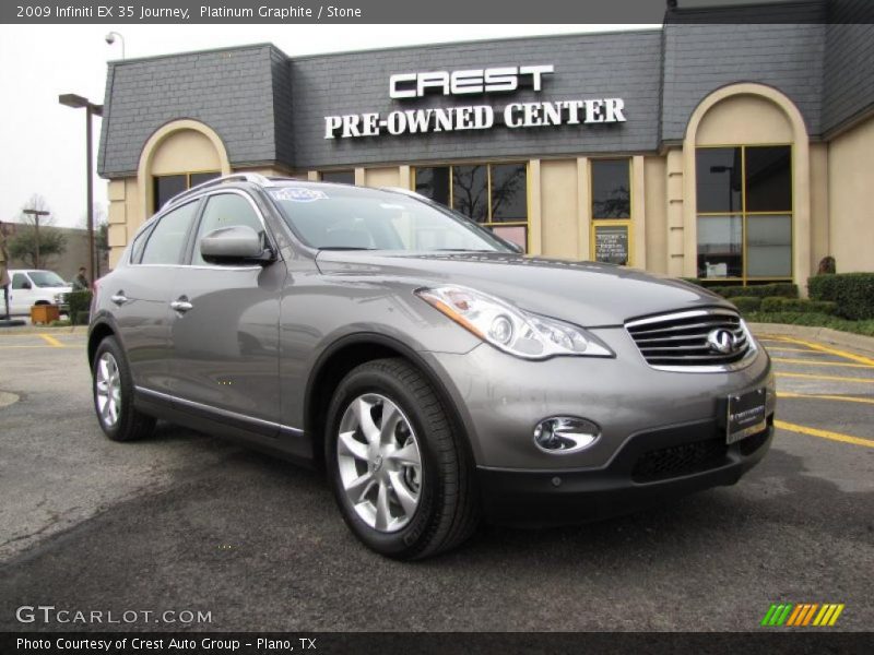 Platinum Graphite / Stone 2009 Infiniti EX 35 Journey