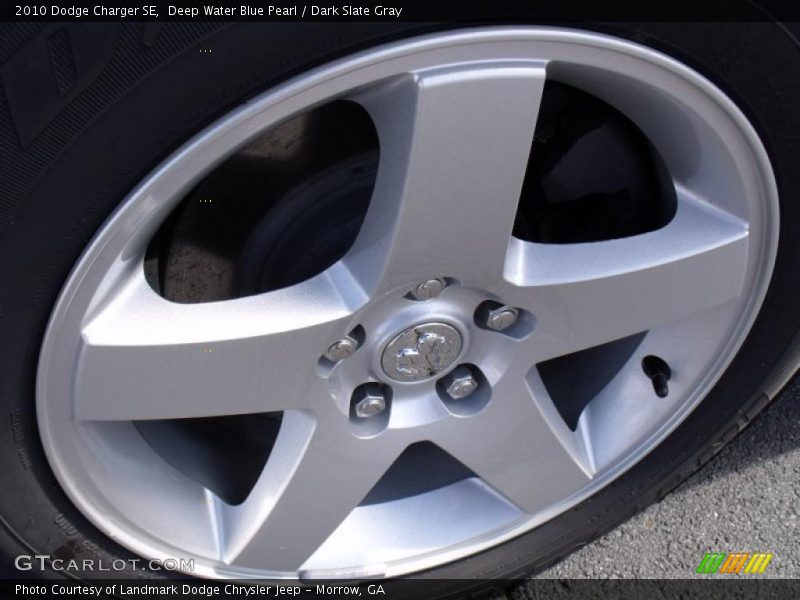 Deep Water Blue Pearl / Dark Slate Gray 2010 Dodge Charger SE