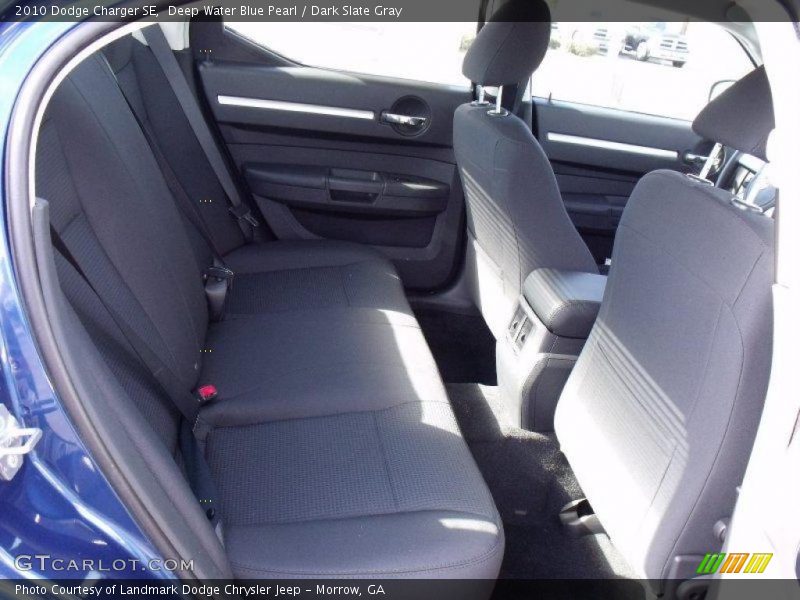 Deep Water Blue Pearl / Dark Slate Gray 2010 Dodge Charger SE
