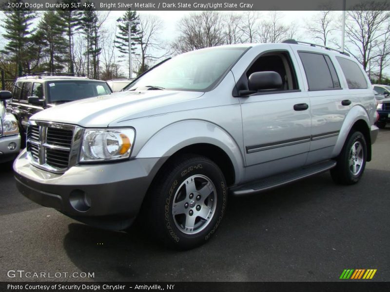 Bright Silver Metallic / Dark Slate Gray/Light Slate Gray 2007 Dodge Durango SLT 4x4
