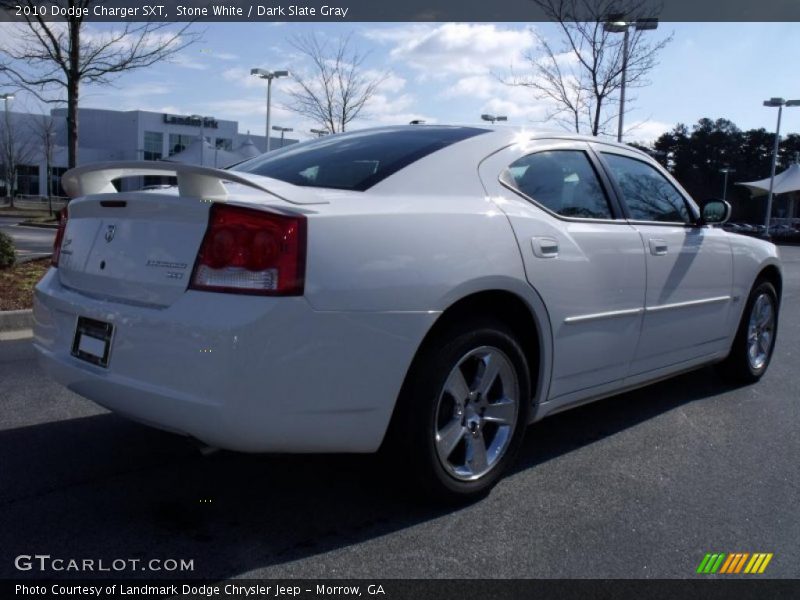 Stone White / Dark Slate Gray 2010 Dodge Charger SXT