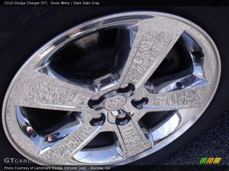 Stone White / Dark Slate Gray 2010 Dodge Charger SXT