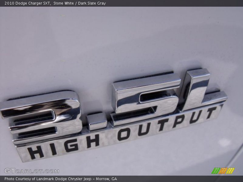 Stone White / Dark Slate Gray 2010 Dodge Charger SXT