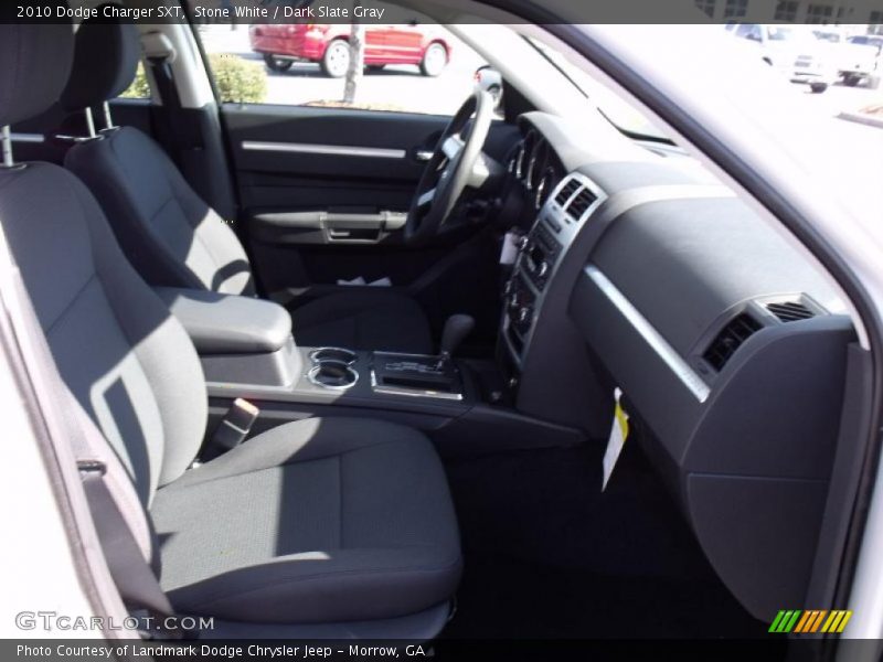 Stone White / Dark Slate Gray 2010 Dodge Charger SXT