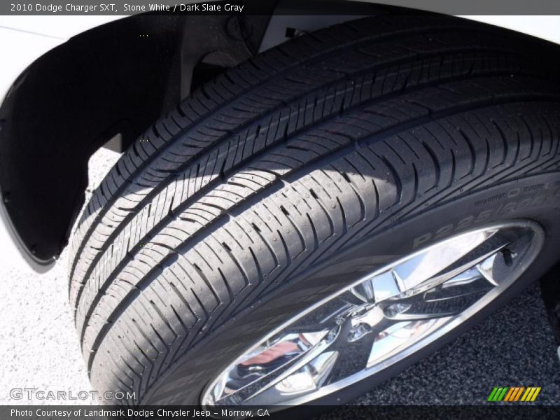 Stone White / Dark Slate Gray 2010 Dodge Charger SXT