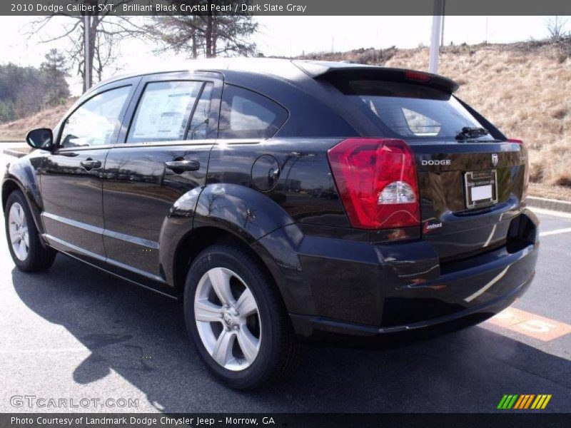 Brilliant Black Crystal Pearl / Dark Slate Gray 2010 Dodge Caliber SXT