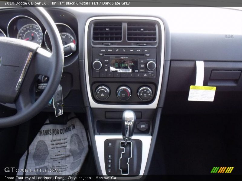 Brilliant Black Crystal Pearl / Dark Slate Gray 2010 Dodge Caliber SXT