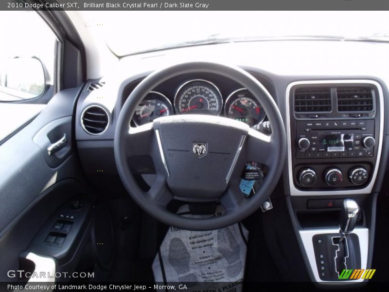 Brilliant Black Crystal Pearl / Dark Slate Gray 2010 Dodge Caliber SXT