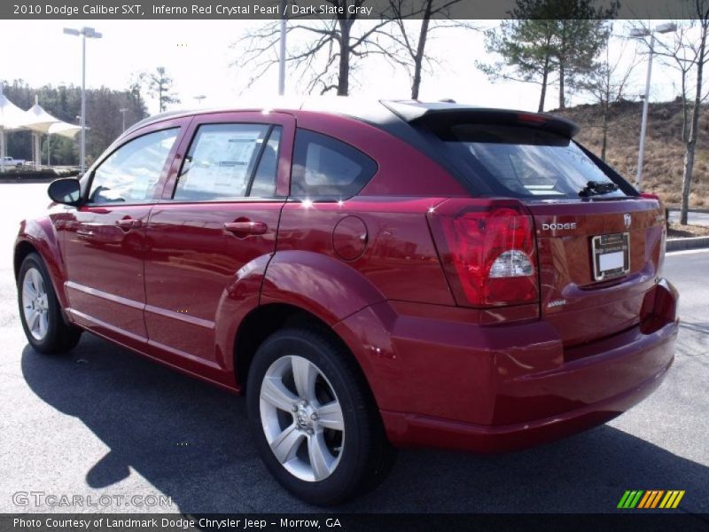 Inferno Red Crystal Pearl / Dark Slate Gray 2010 Dodge Caliber SXT