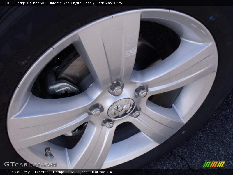 Inferno Red Crystal Pearl / Dark Slate Gray 2010 Dodge Caliber SXT