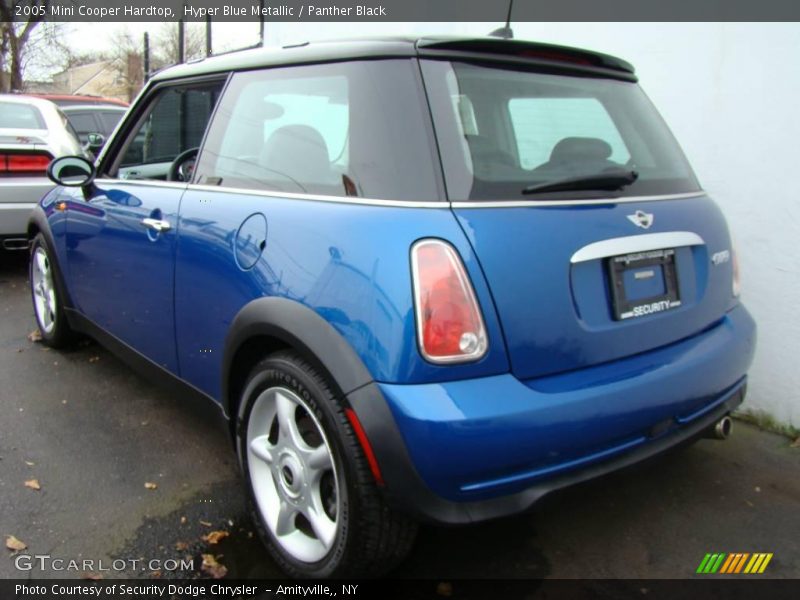 Hyper Blue Metallic / Panther Black 2005 Mini Cooper Hardtop
