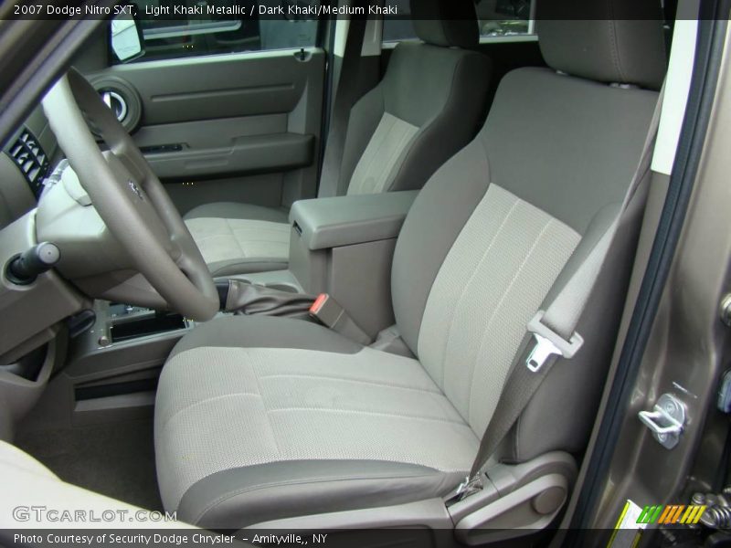 Light Khaki Metallic / Dark Khaki/Medium Khaki 2007 Dodge Nitro SXT