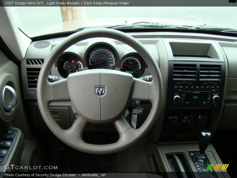 Light Khaki Metallic / Dark Khaki/Medium Khaki 2007 Dodge Nitro SXT