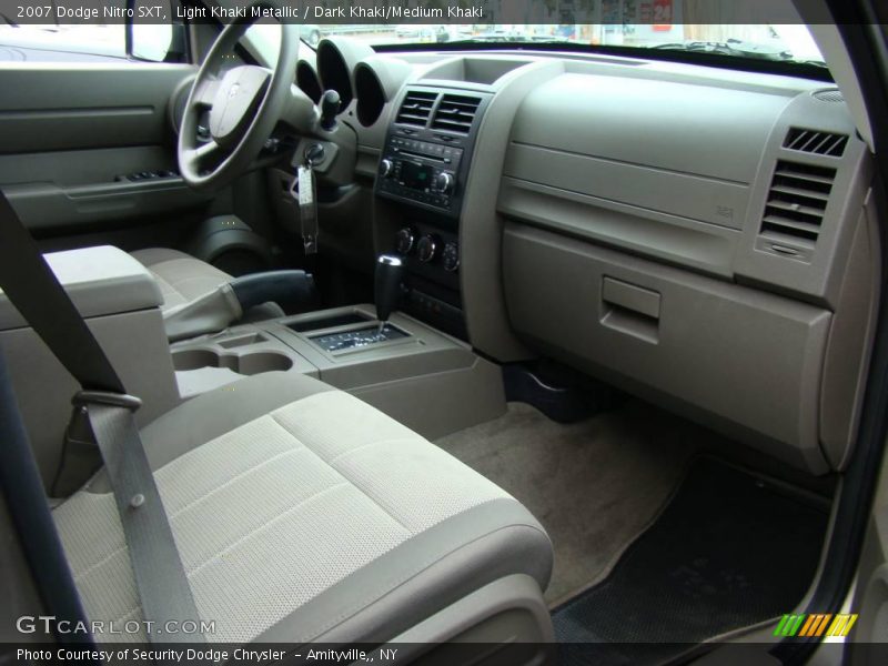 Light Khaki Metallic / Dark Khaki/Medium Khaki 2007 Dodge Nitro SXT