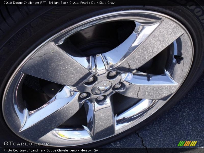 Brilliant Black Crystal Pearl / Dark Slate Gray 2010 Dodge Challenger R/T