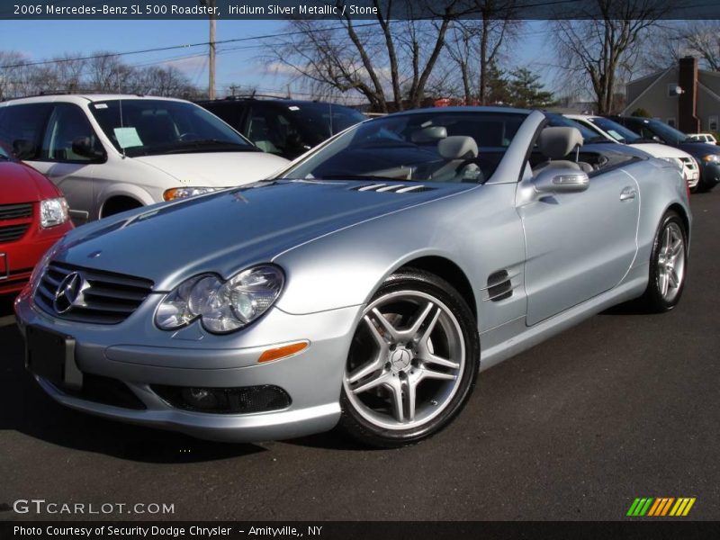 Iridium Silver Metallic / Stone 2006 Mercedes-Benz SL 500 Roadster
