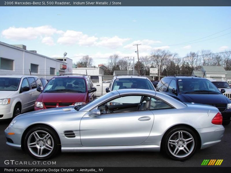 Iridium Silver Metallic / Stone 2006 Mercedes-Benz SL 500 Roadster
