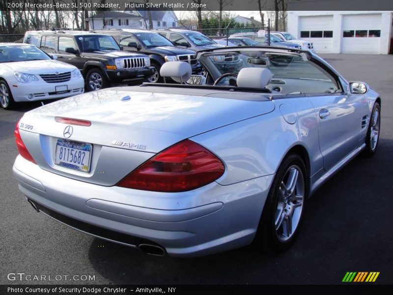Iridium Silver Metallic / Stone 2006 Mercedes-Benz SL 500 Roadster
