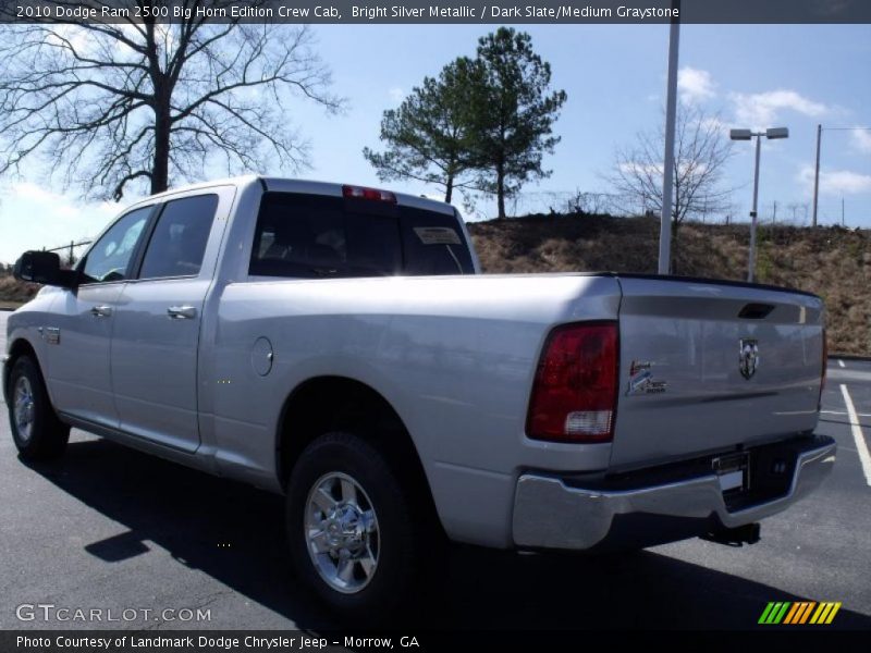 Bright Silver Metallic / Dark Slate/Medium Graystone 2010 Dodge Ram 2500 Big Horn Edition Crew Cab
