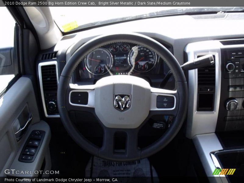 Bright Silver Metallic / Dark Slate/Medium Graystone 2010 Dodge Ram 2500 Big Horn Edition Crew Cab