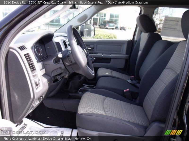 Brilliant Black Crystal Pearl / Dark Slate/Medium Graystone 2010 Dodge Ram 3500 SLT Crew Cab Dually