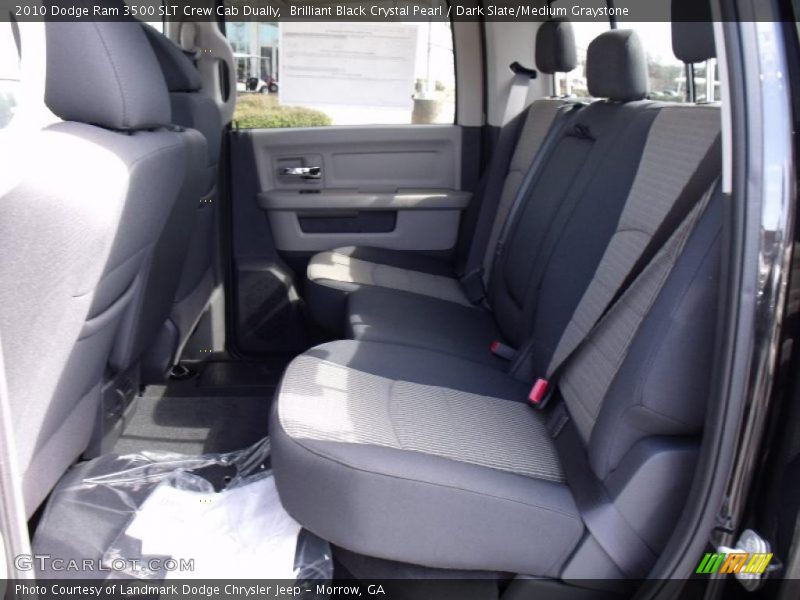Brilliant Black Crystal Pearl / Dark Slate/Medium Graystone 2010 Dodge Ram 3500 SLT Crew Cab Dually