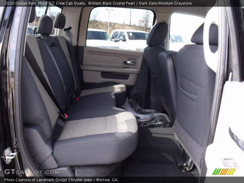Brilliant Black Crystal Pearl / Dark Slate/Medium Graystone 2010 Dodge Ram 3500 SLT Crew Cab Dually