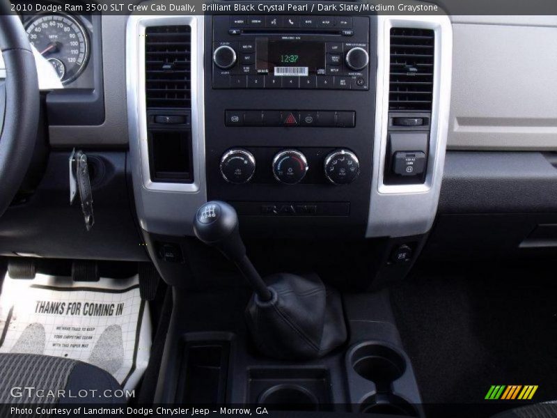 Brilliant Black Crystal Pearl / Dark Slate/Medium Graystone 2010 Dodge Ram 3500 SLT Crew Cab Dually