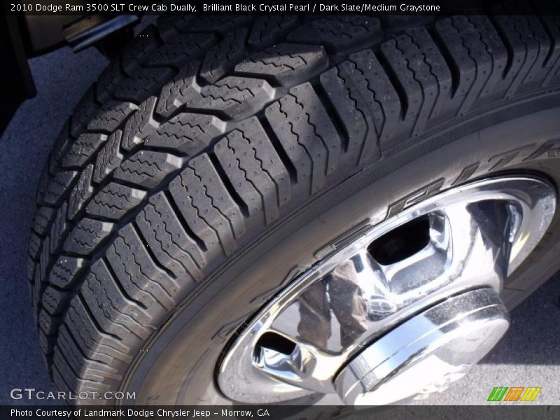 Brilliant Black Crystal Pearl / Dark Slate/Medium Graystone 2010 Dodge Ram 3500 SLT Crew Cab Dually