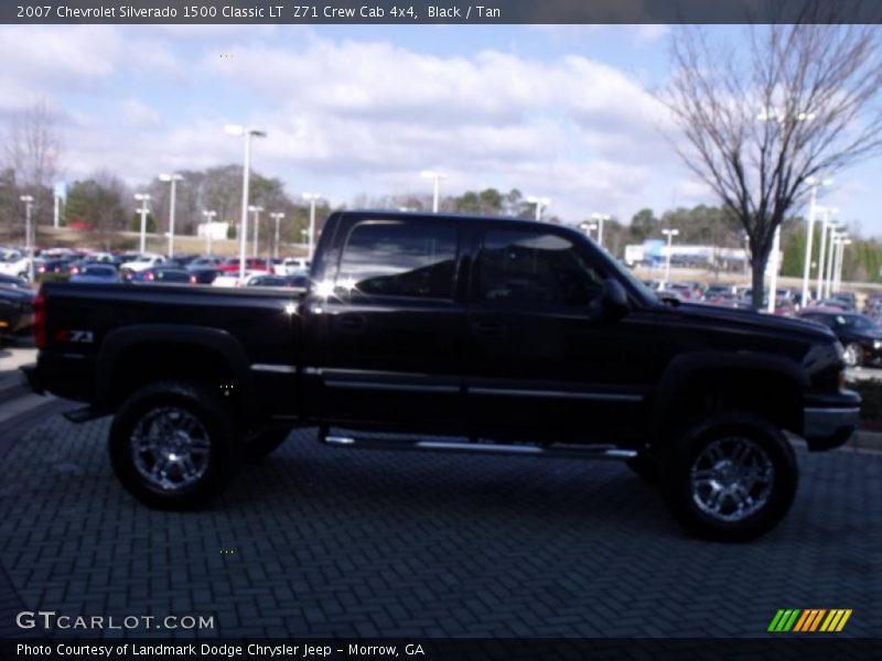 Black / Tan 2007 Chevrolet Silverado 1500 Classic LT  Z71 Crew Cab 4x4