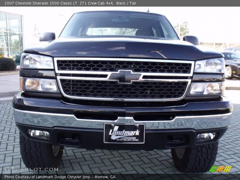 Black / Tan 2007 Chevrolet Silverado 1500 Classic LT  Z71 Crew Cab 4x4